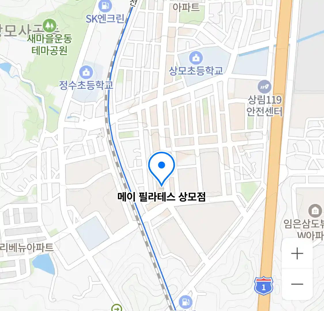 메이 필라테스 상모점 위치