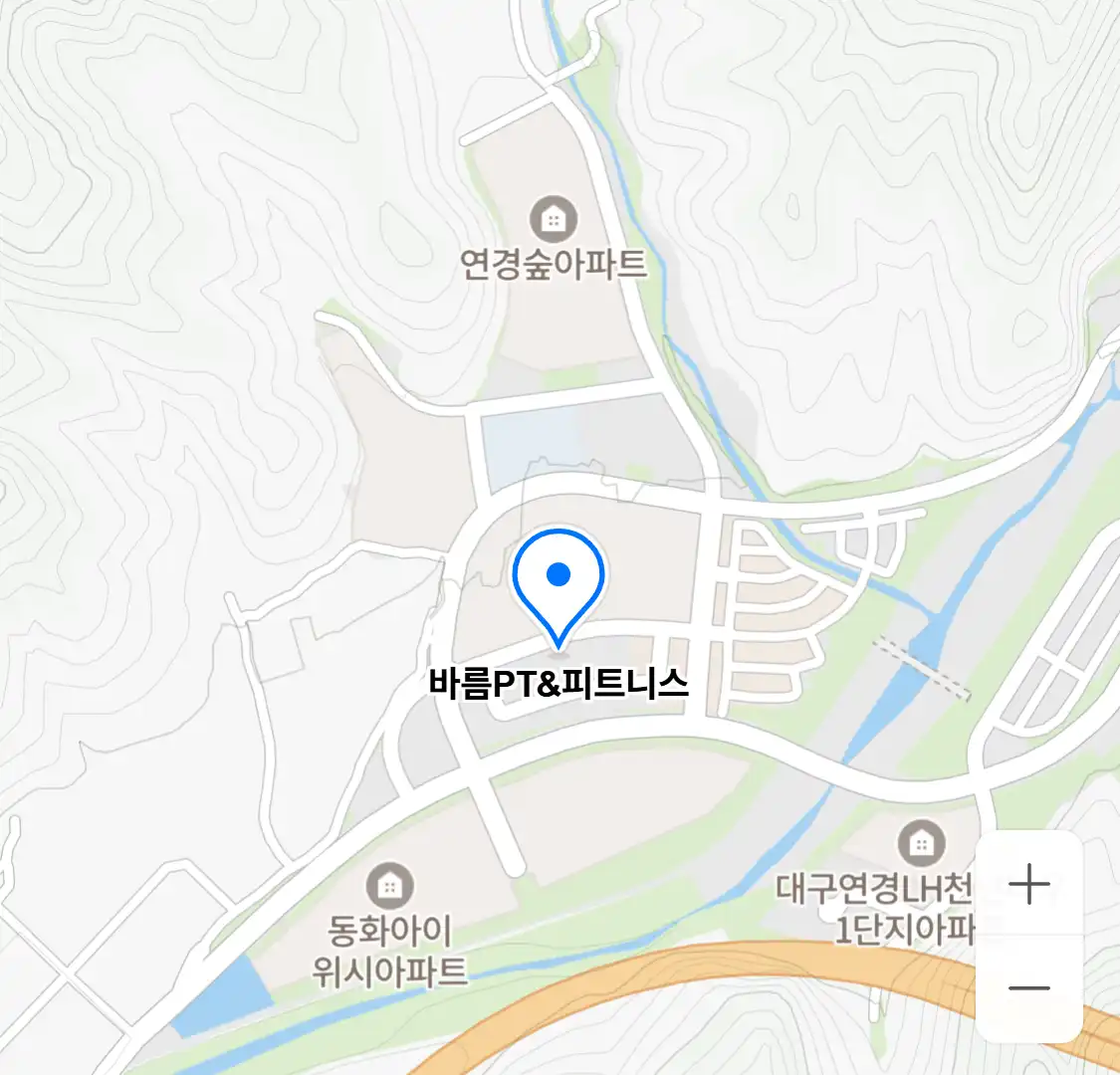 바름PT&피트니스 위치