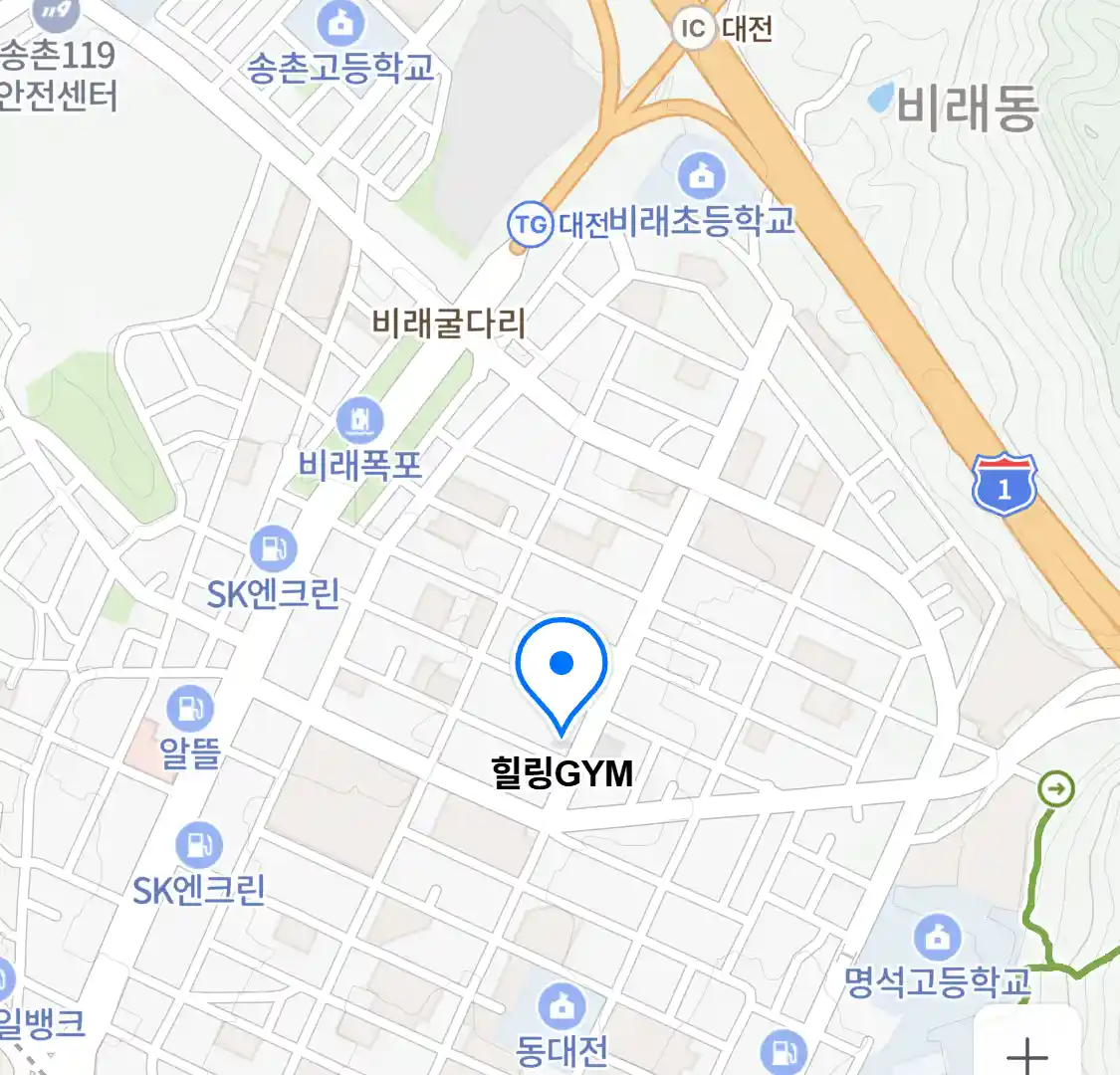 힐링GYM 위치