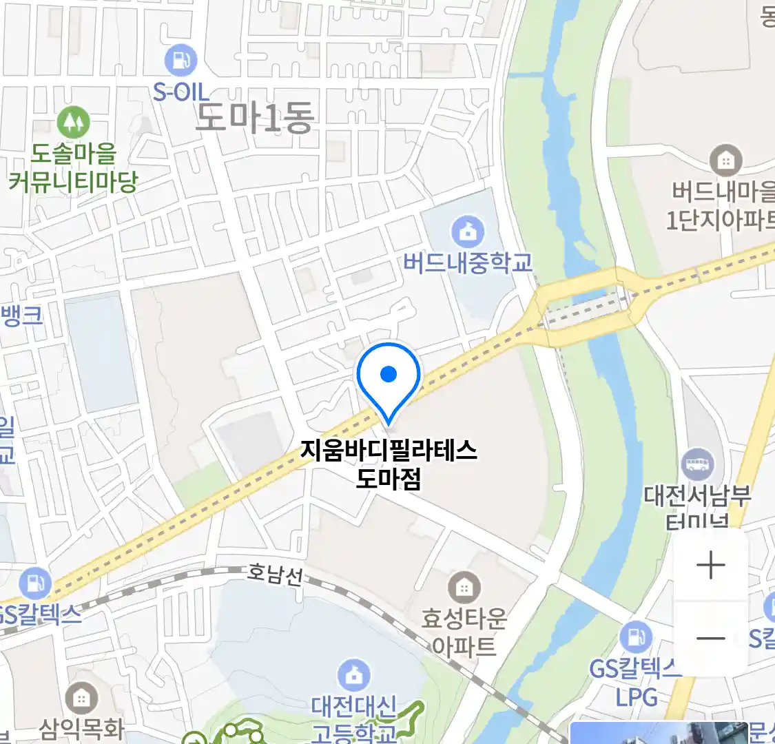 지움바디필라테스 도마점 위치