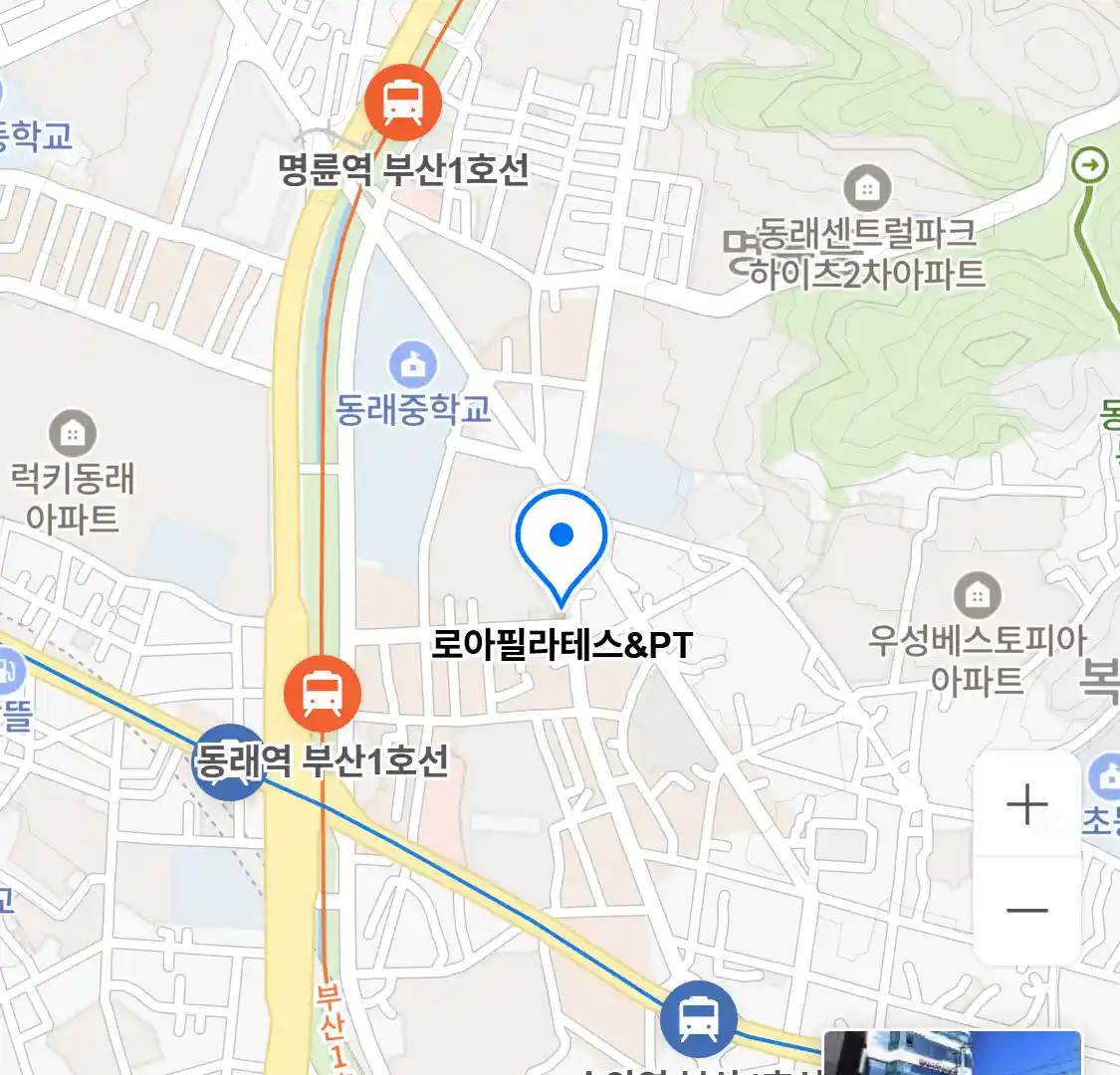 로아필라테스&PT 위치