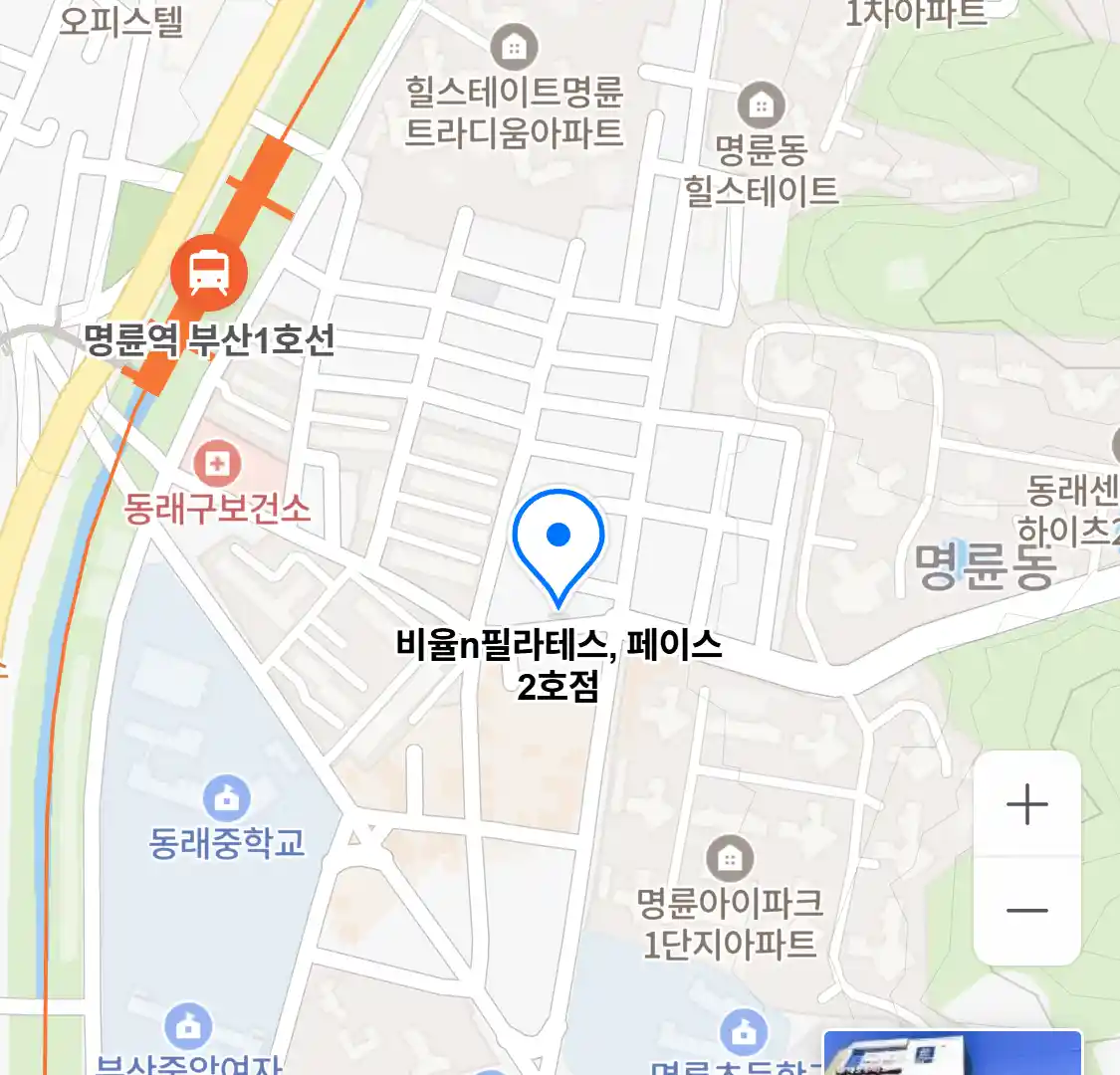 비율n필라테스 페이스 2호점 위치