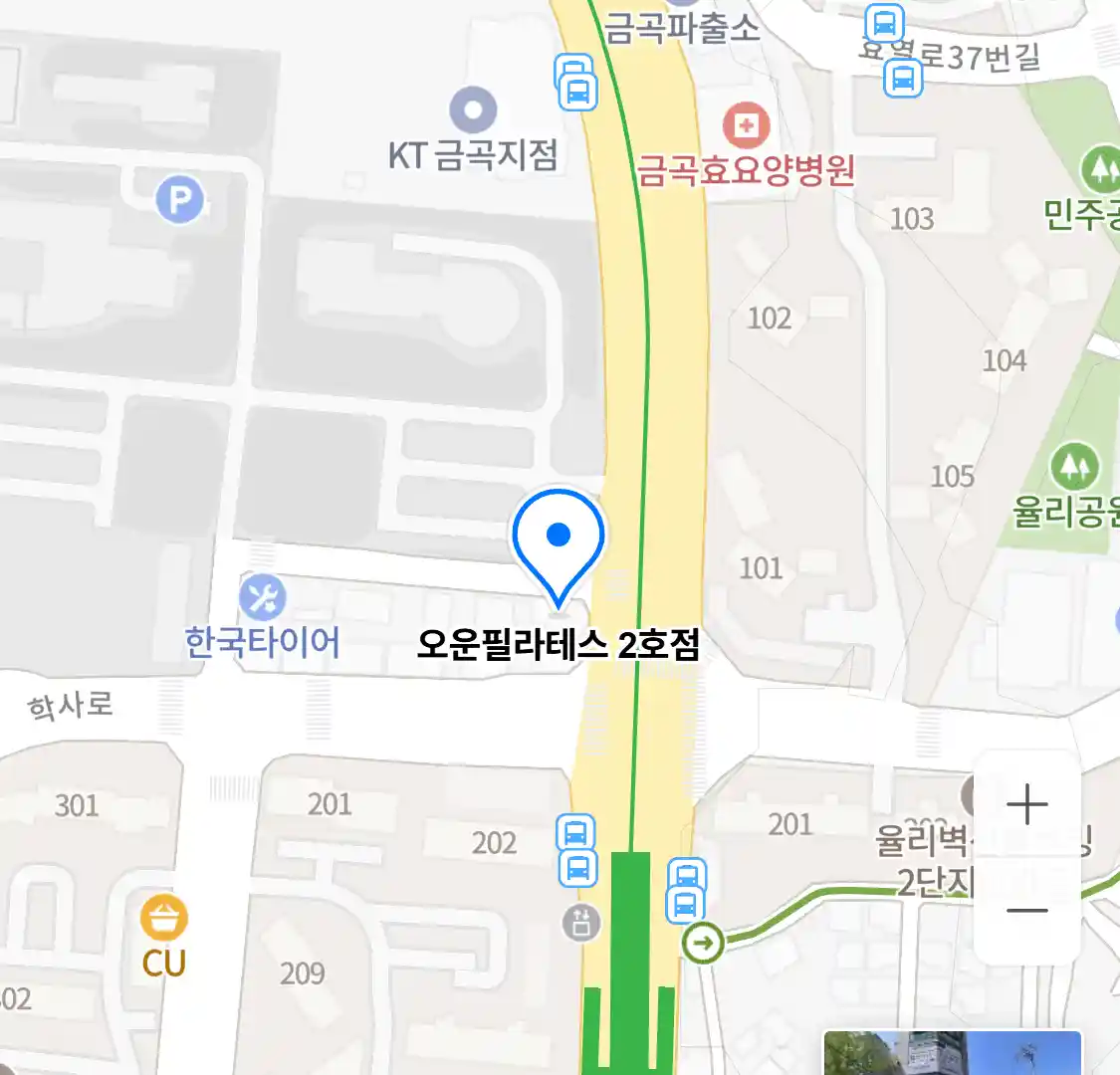 오운필라테스 2호점 위치