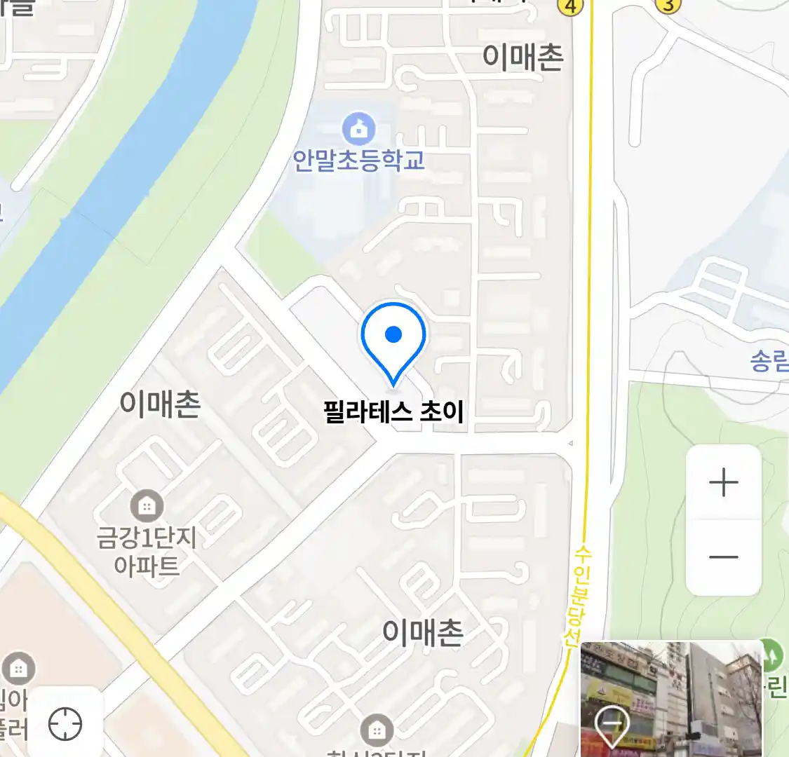 필라테스 초이 위치