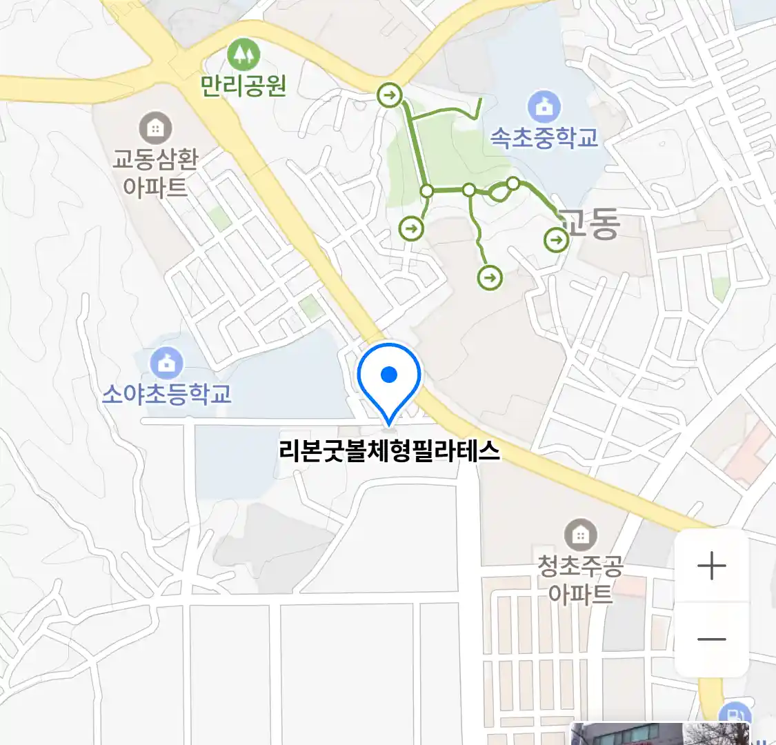 리본굿볼체형필라테스 위치