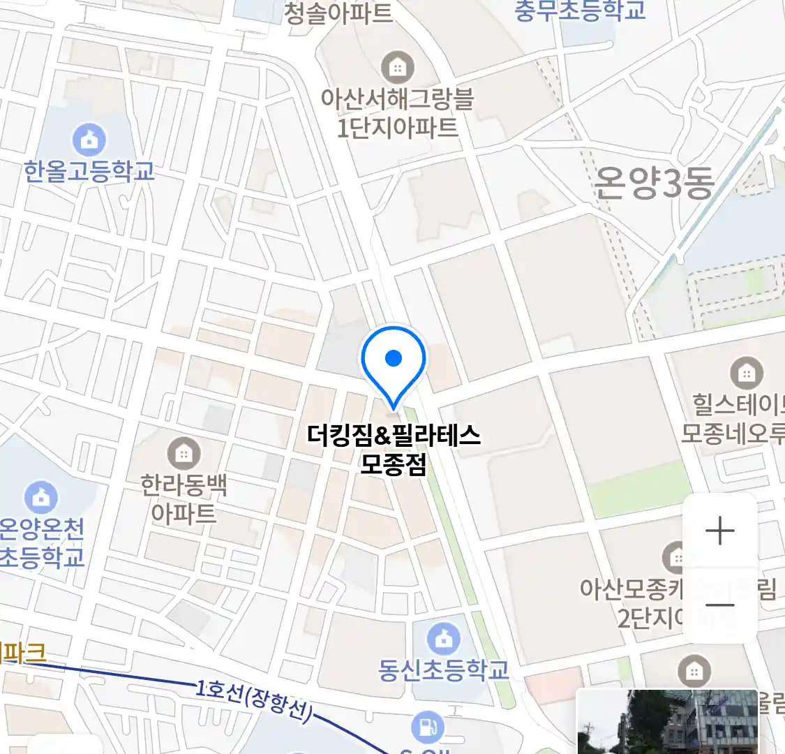 더킹짐&필라테스 모종점 위치