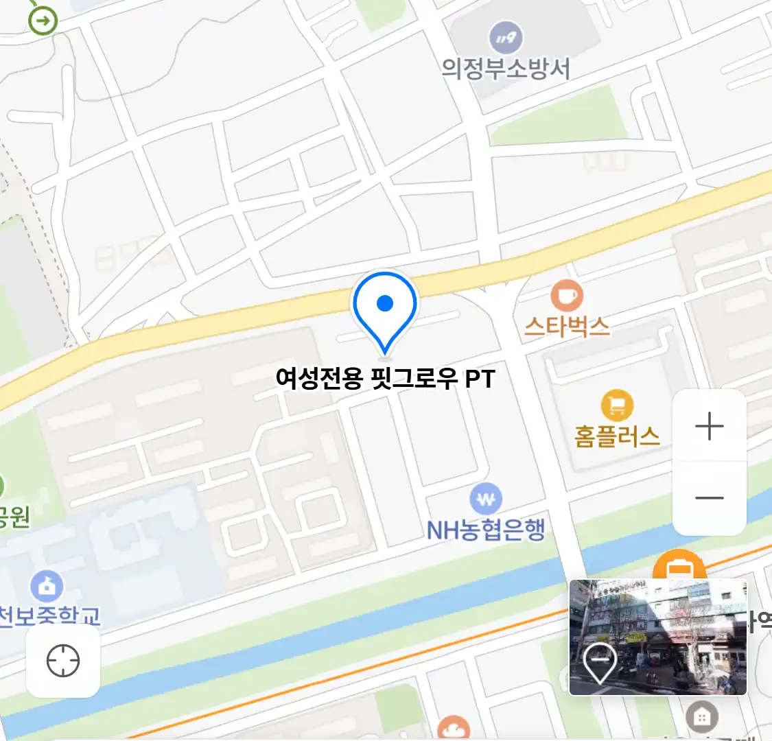 여성전용 핏그로우 PT 위치