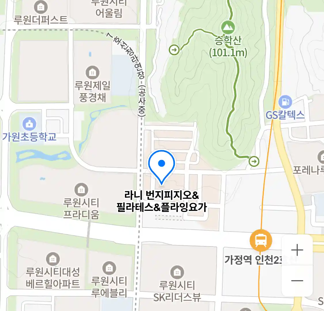 라니 번지피지오&필라테스&플라잉요가 위치