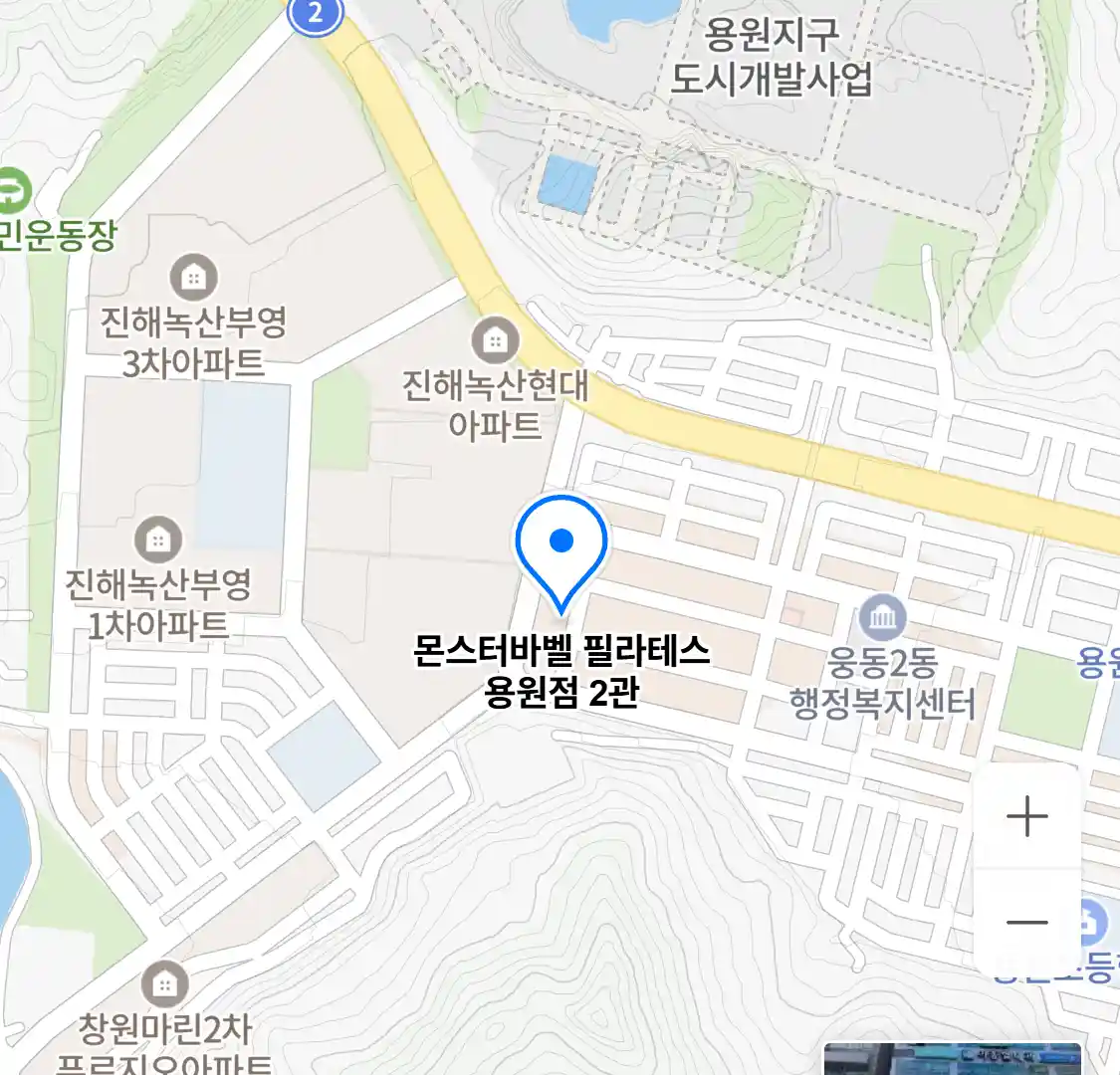 몬스터바벨 필라테스 용원점 2관 위치