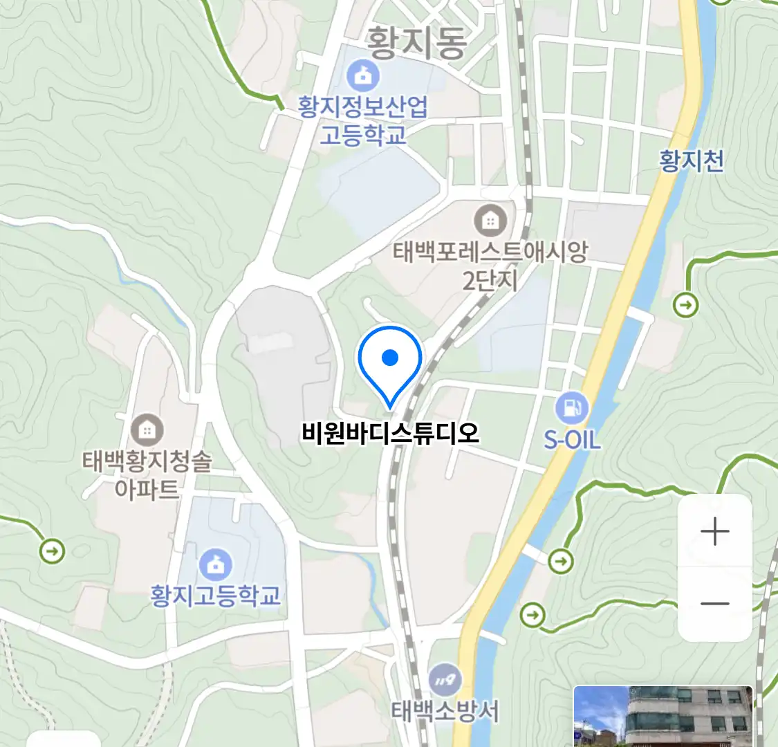 비원바디스튜디오 위치