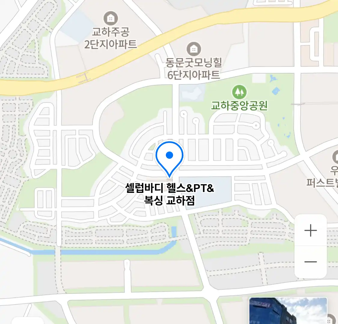 셀럽바디 헬스&PT&복싱 교하점 위치
