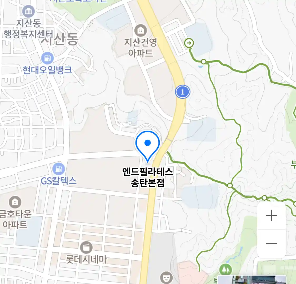 엔드필라테스 송탄본점 위치