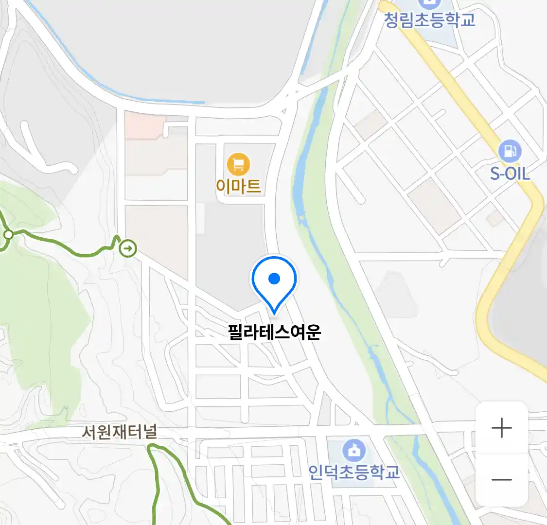 필라테스여운 위치