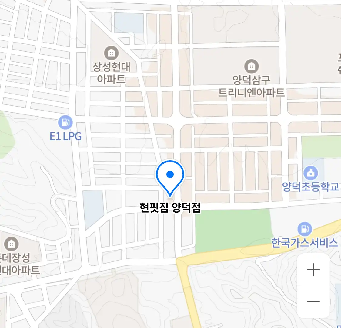 현핏짐 양덕점 위치