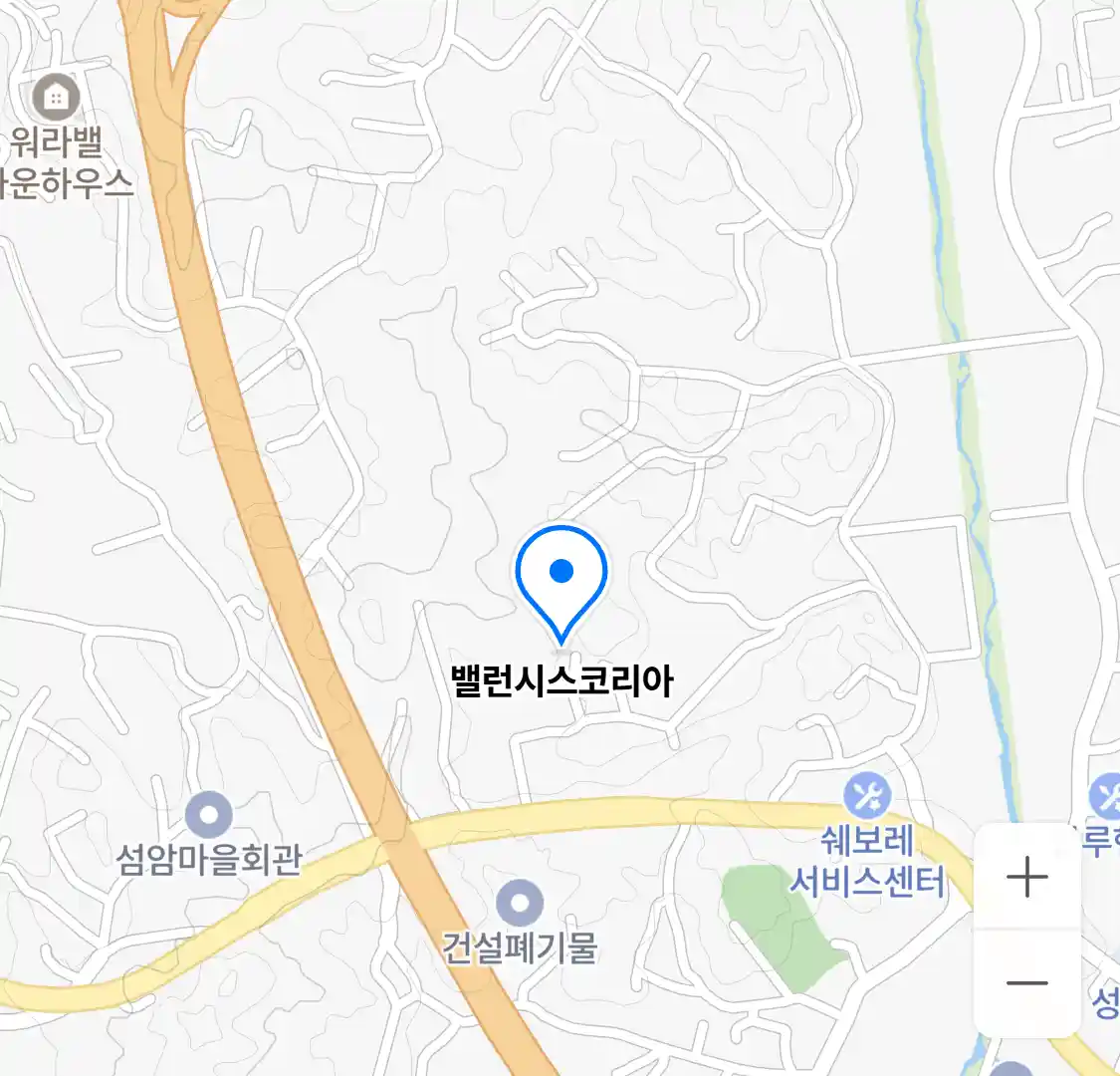 밸런시스코리아 위치