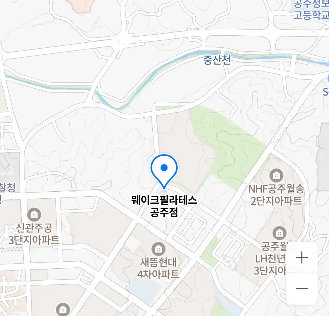 웨이크필라테스 공주점 위치