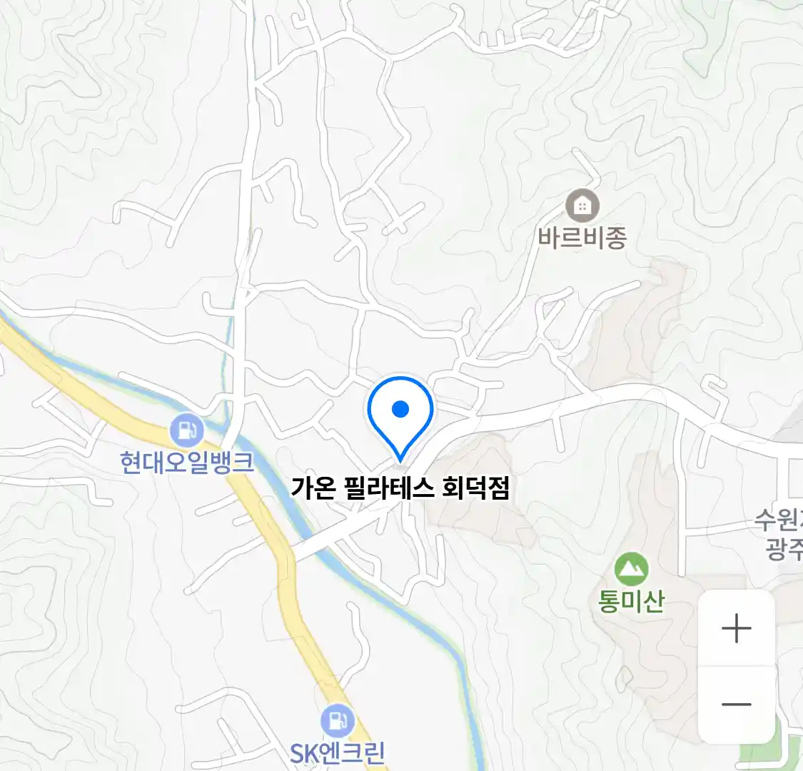 가온 필라테스 회덕점 지도