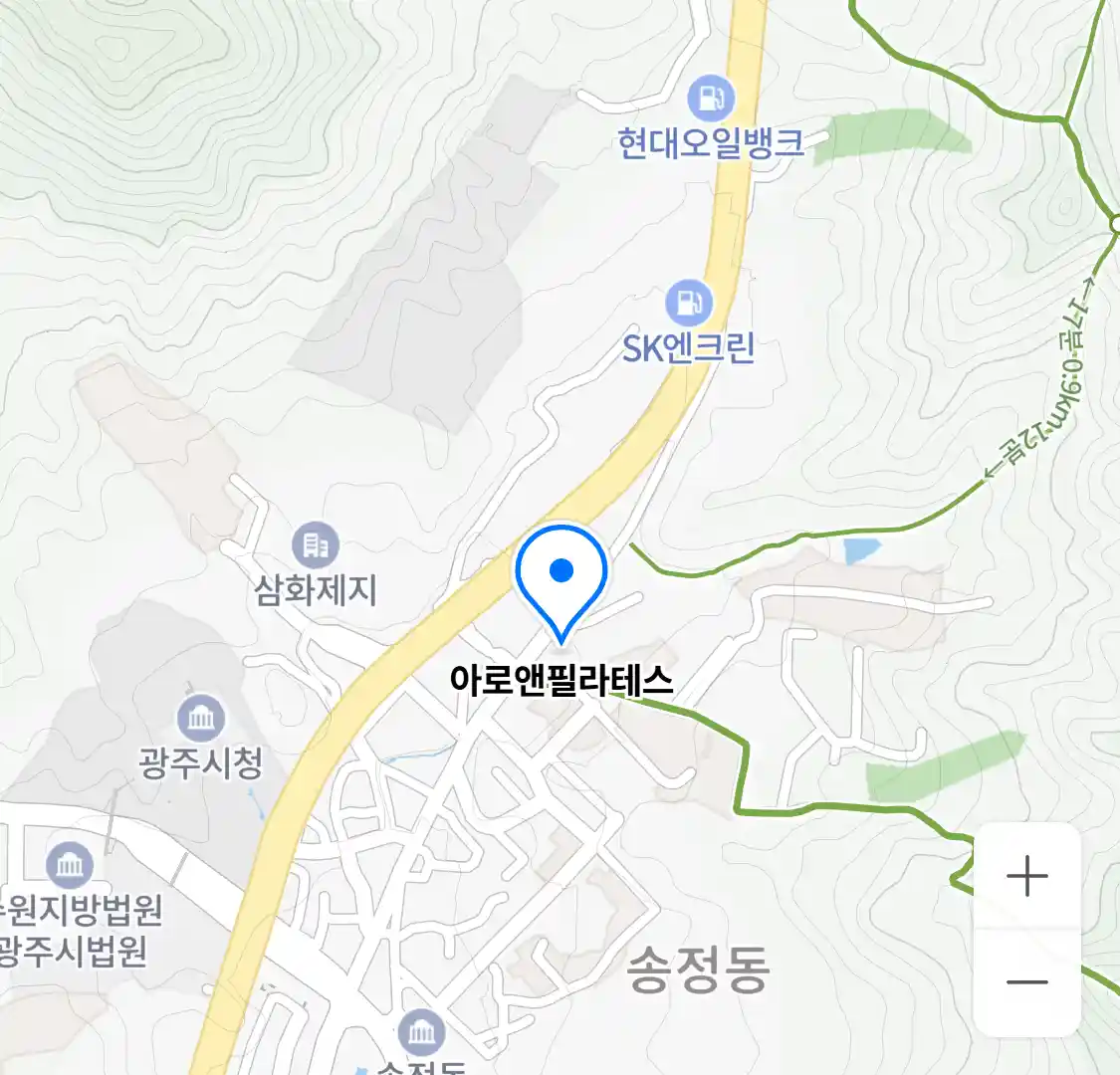 아로앤필라테스 지도