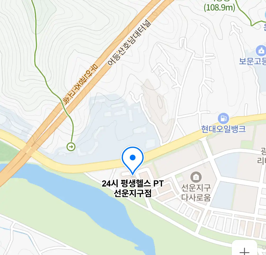 24시 평생헬스 PT 선운지구점 위치