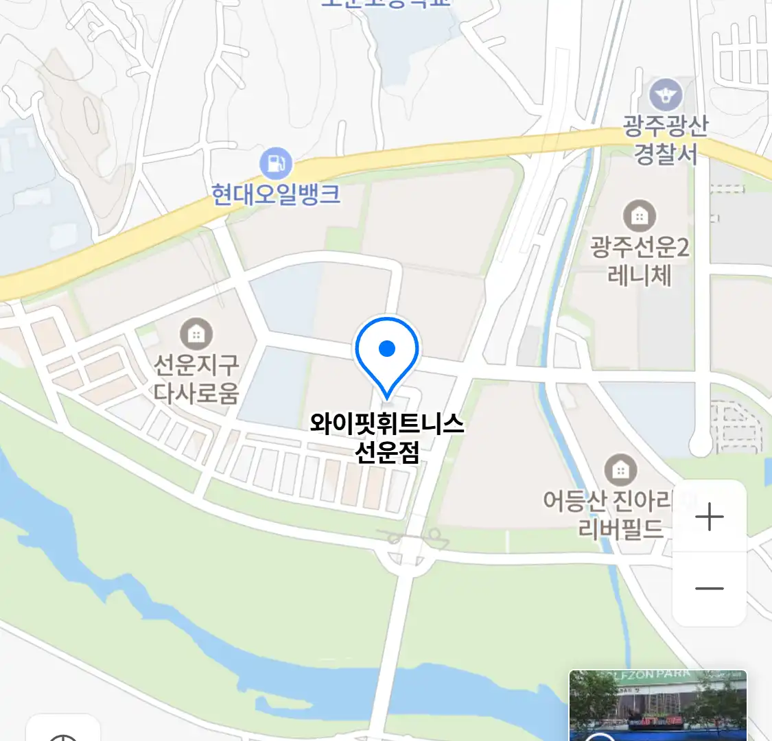 와이핏휘트니스 선운점 위치