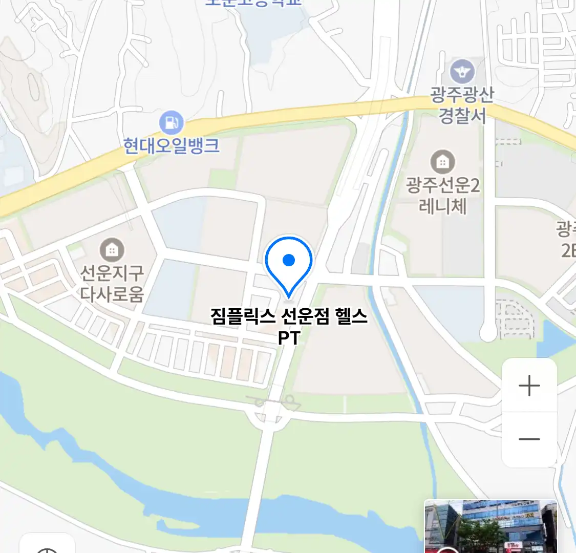 짐플릭스 선운점 헬스 PT 위치