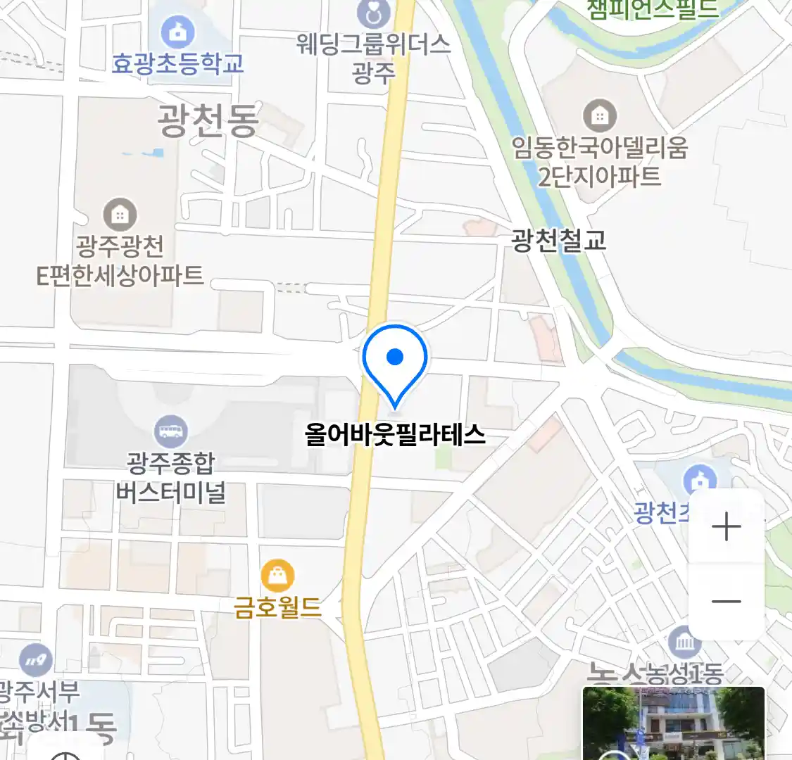 올어바웃필라테스 위치
