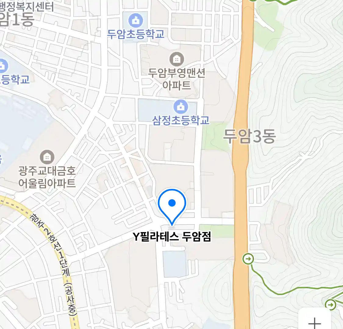 Y필라테스 두암점 위치