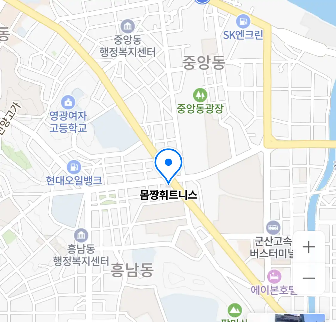 몸짱휘트니스 위치