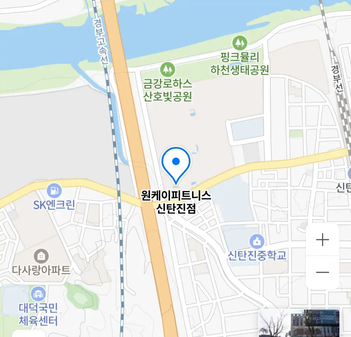 원케이피트니스 신탄진점 위치