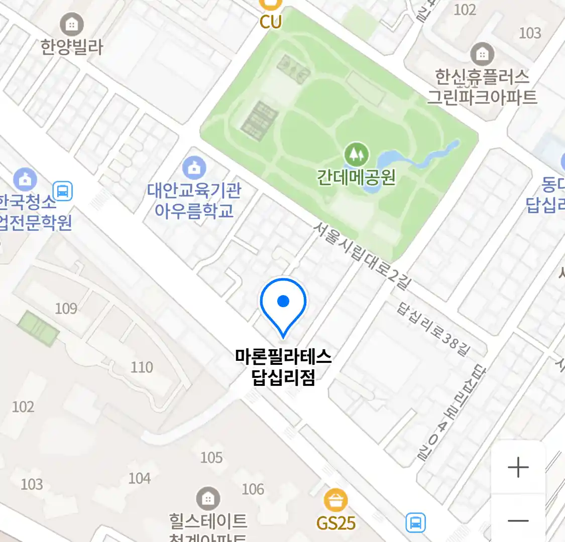 마론필라테스 답십리점 위치