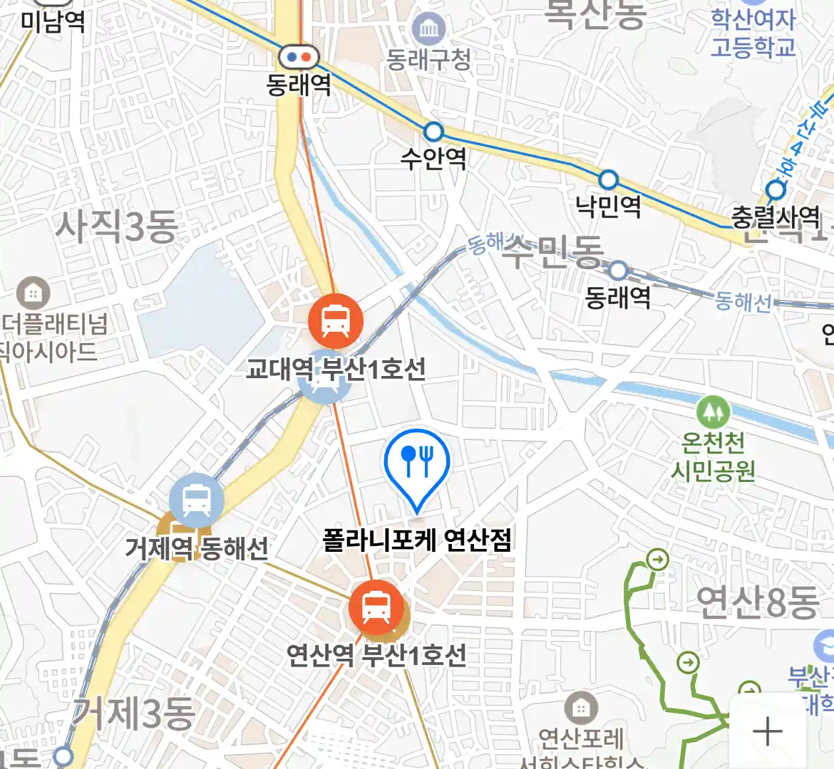 폴라니포케 연산점 위치