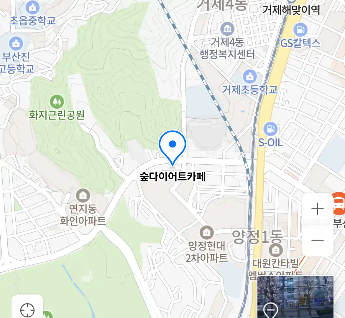 숲다이어트카페 위치