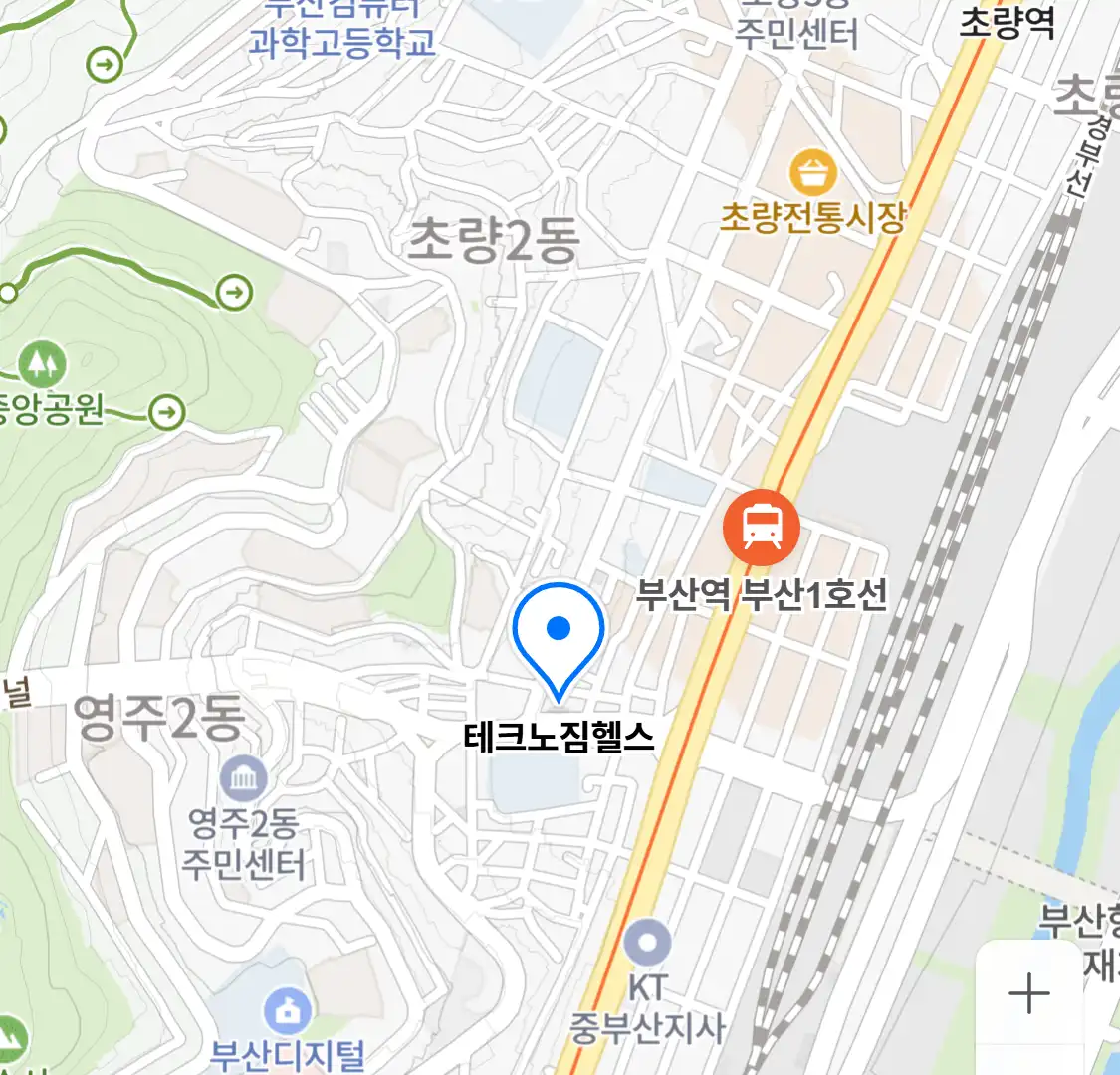 테크노짐헬스 위치
