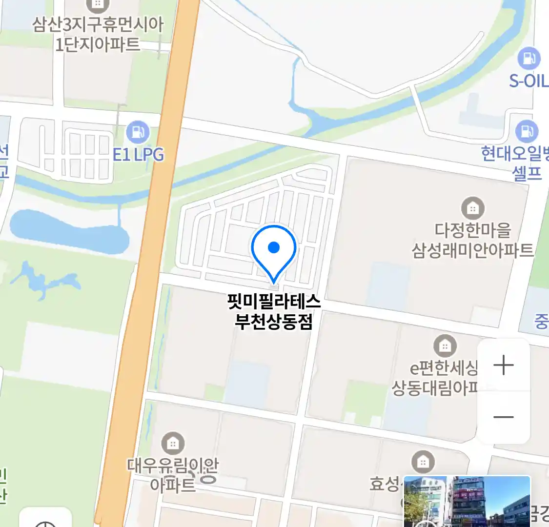 핏미필라테스 부천상동점 위치