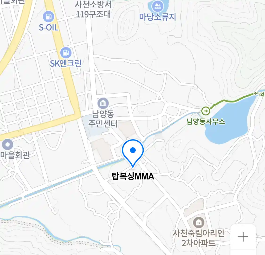 탑복싱MMA 위치
