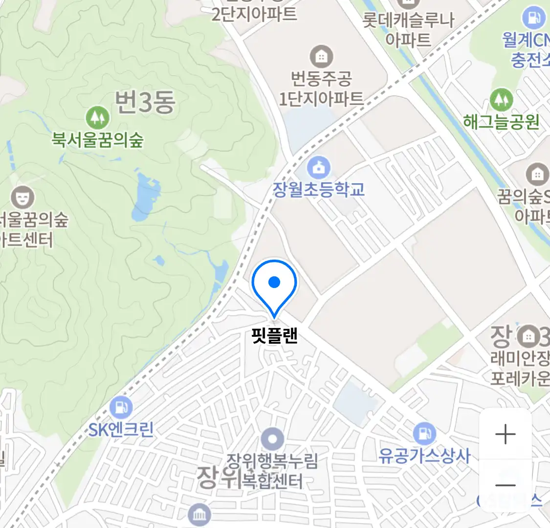 핏플랜 위치