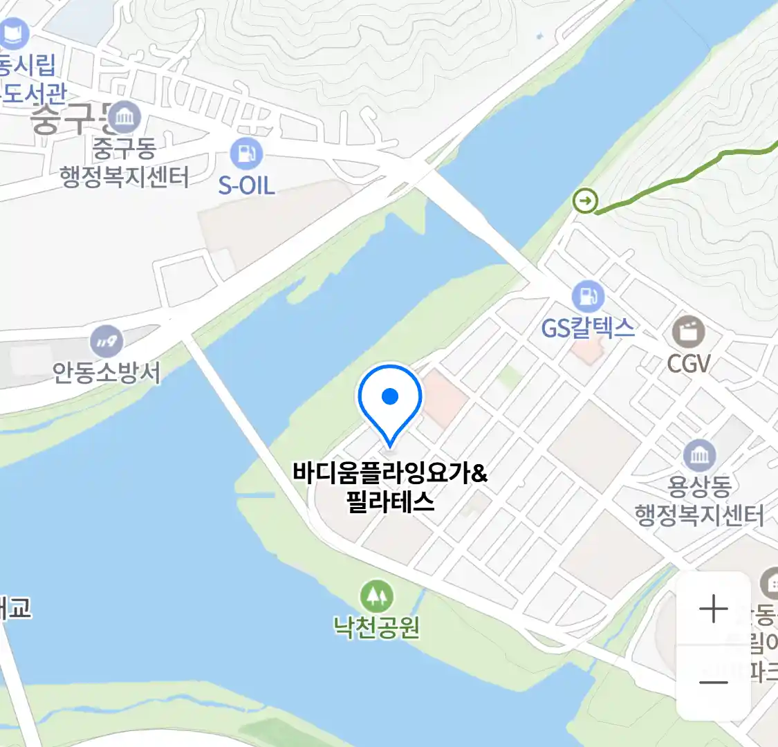 바디움플라잉요가&필라테스 위치