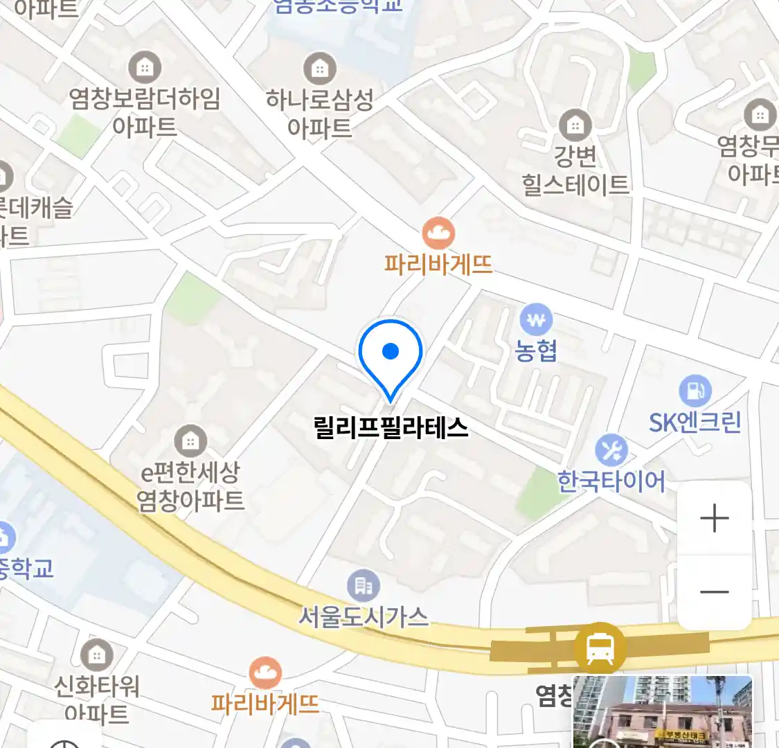 릴리프필라테스 위치