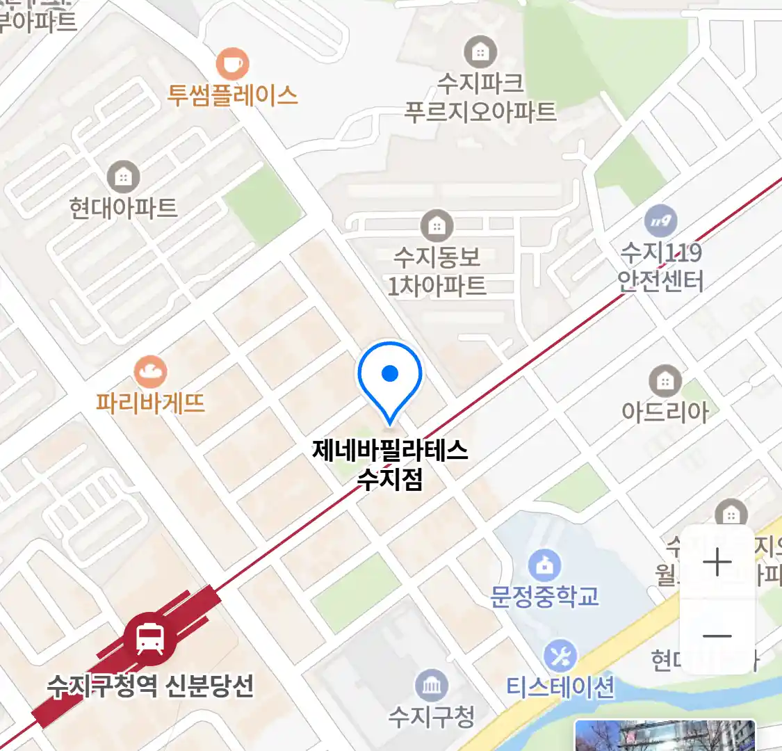 제네바필라테스 수지점 위치