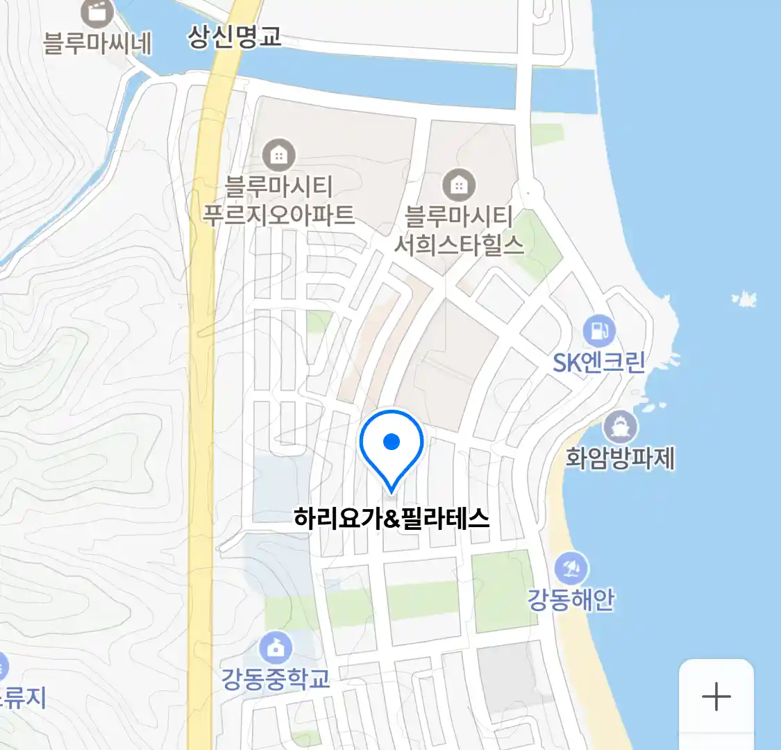 하리요가&필라테스 위치