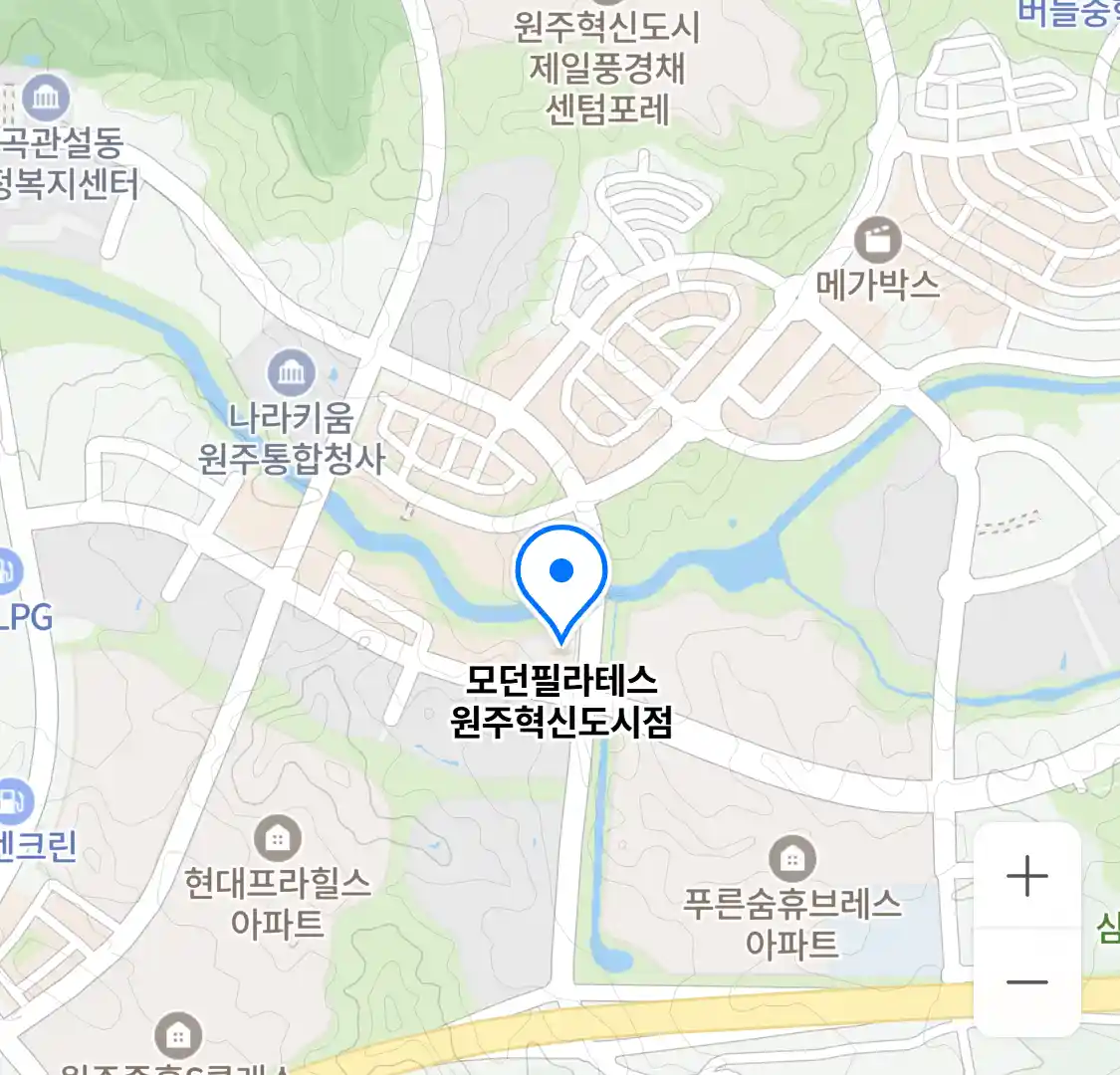 모던필라테스 원주혁신도시점 위치
