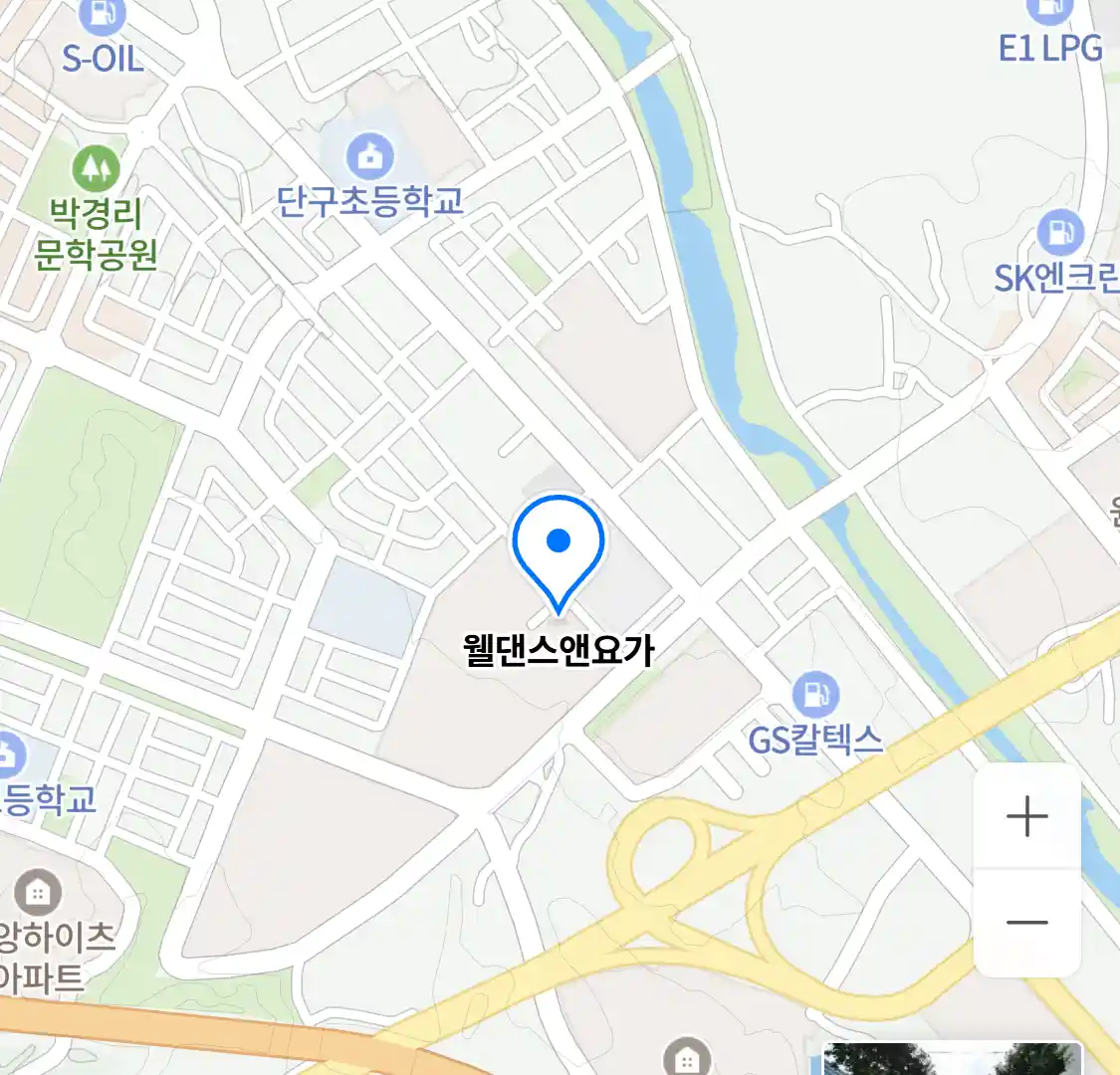 웰댄스앤요가 위치