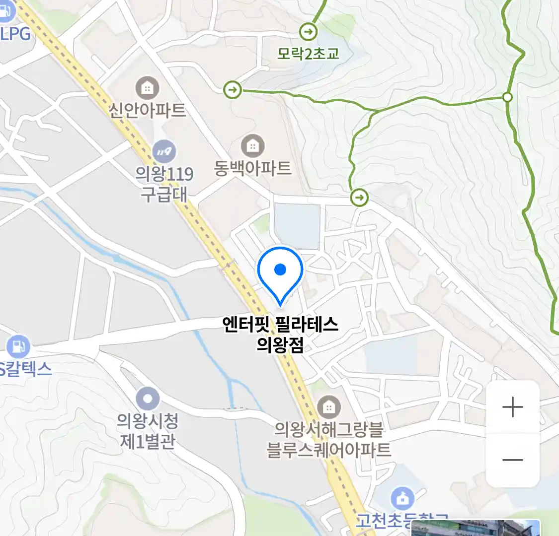 엔터핏 필라테스 의왕점 위치