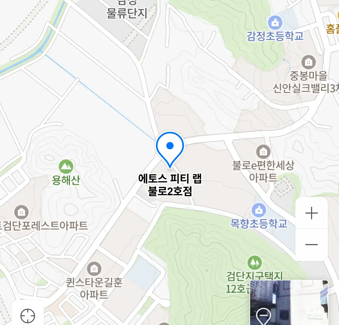 에토스 피티 랩 불로2호점 위치