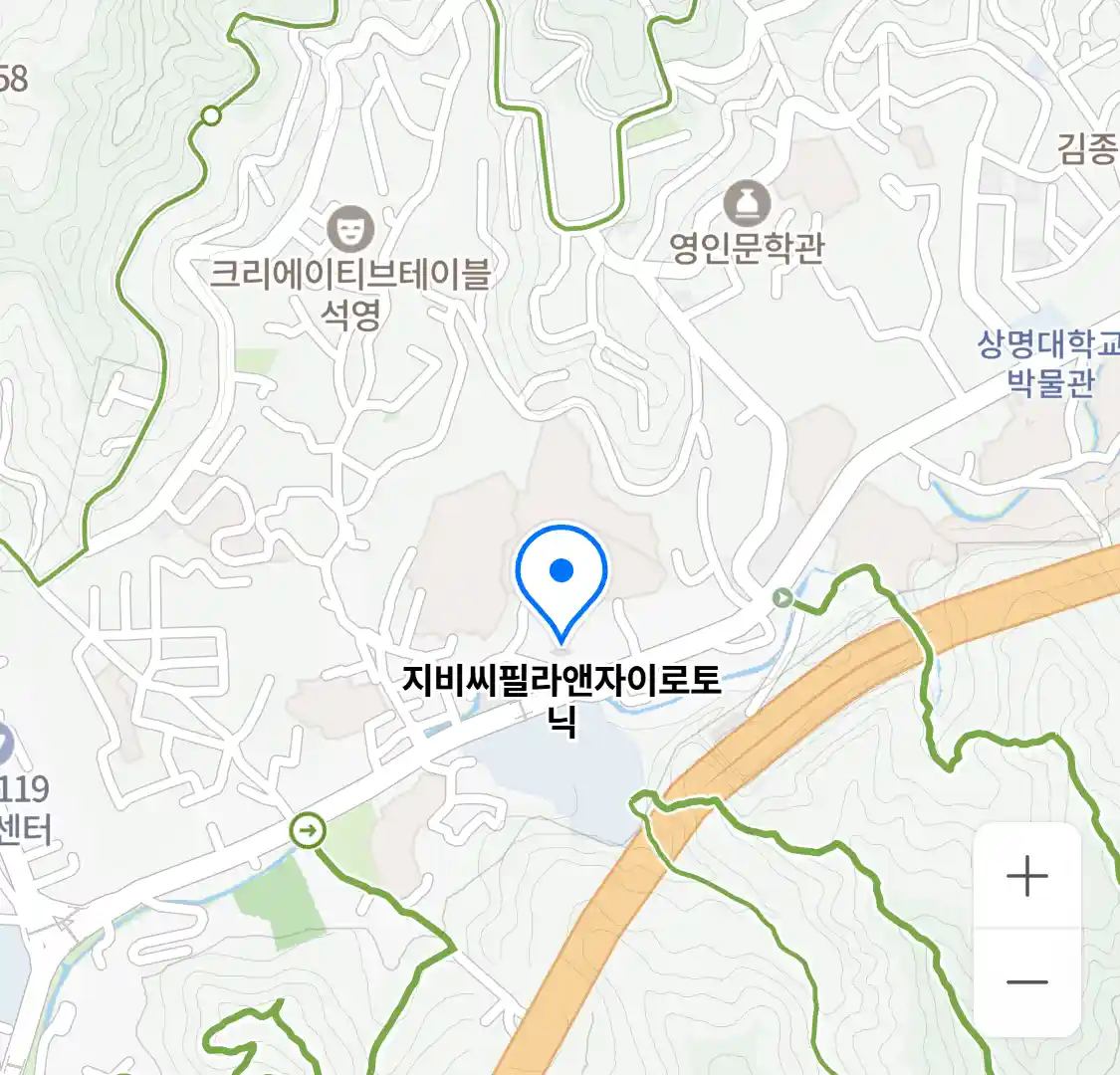 지비씨필라앤자이로토닉 위치