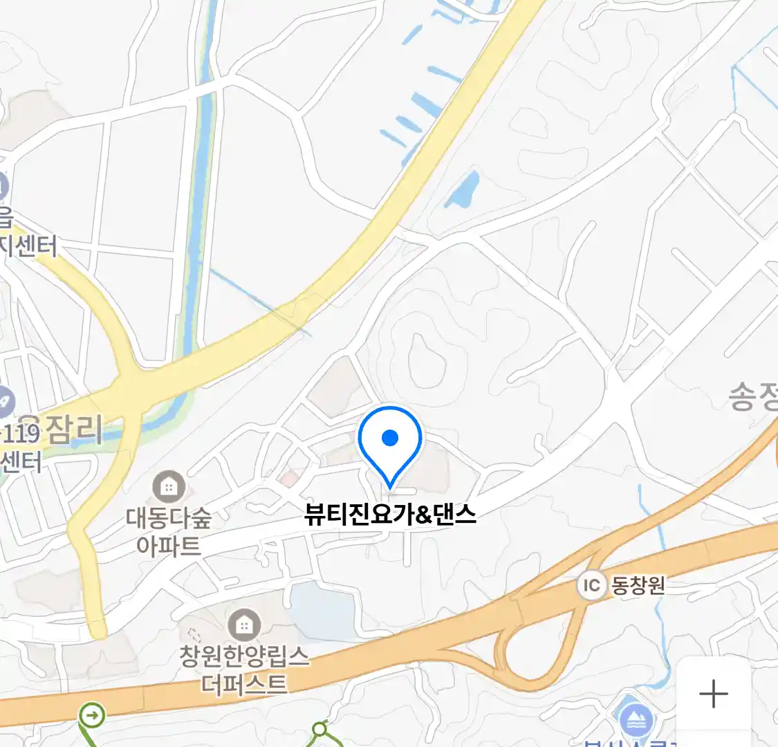 뷰티진요가&댄스 위치