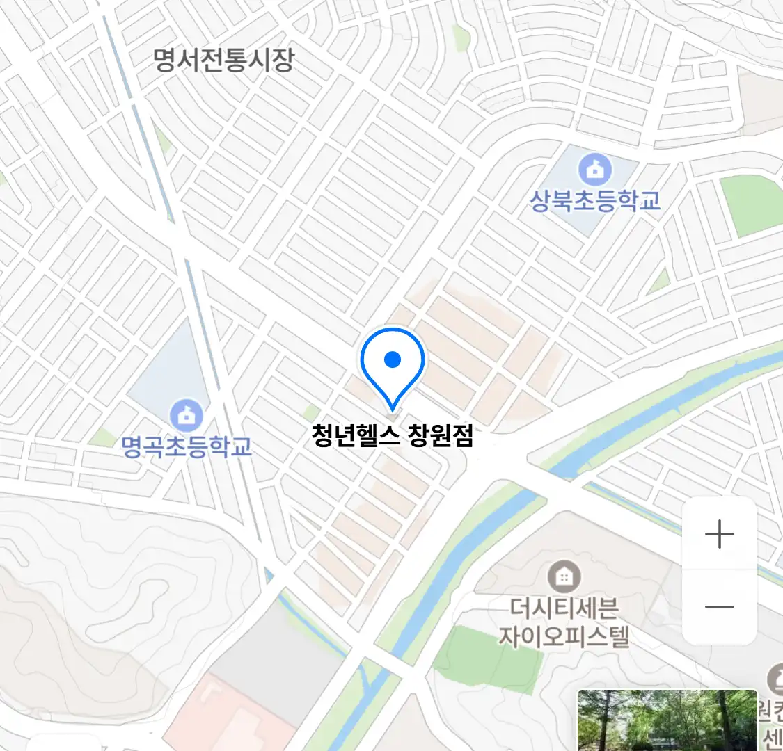 청년헬스 창원점 위치