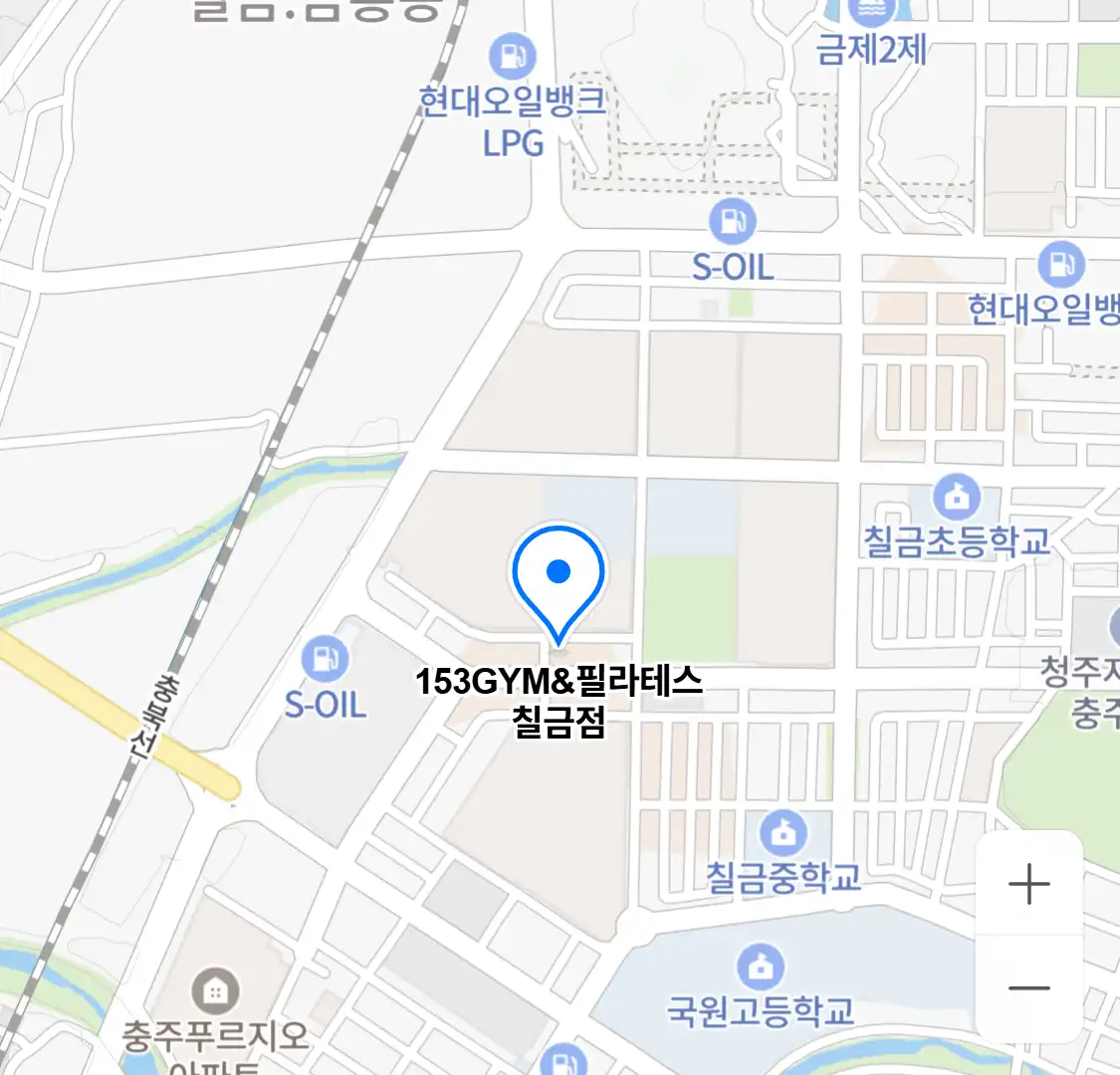 153GYM&필라테스 칠금점 위치