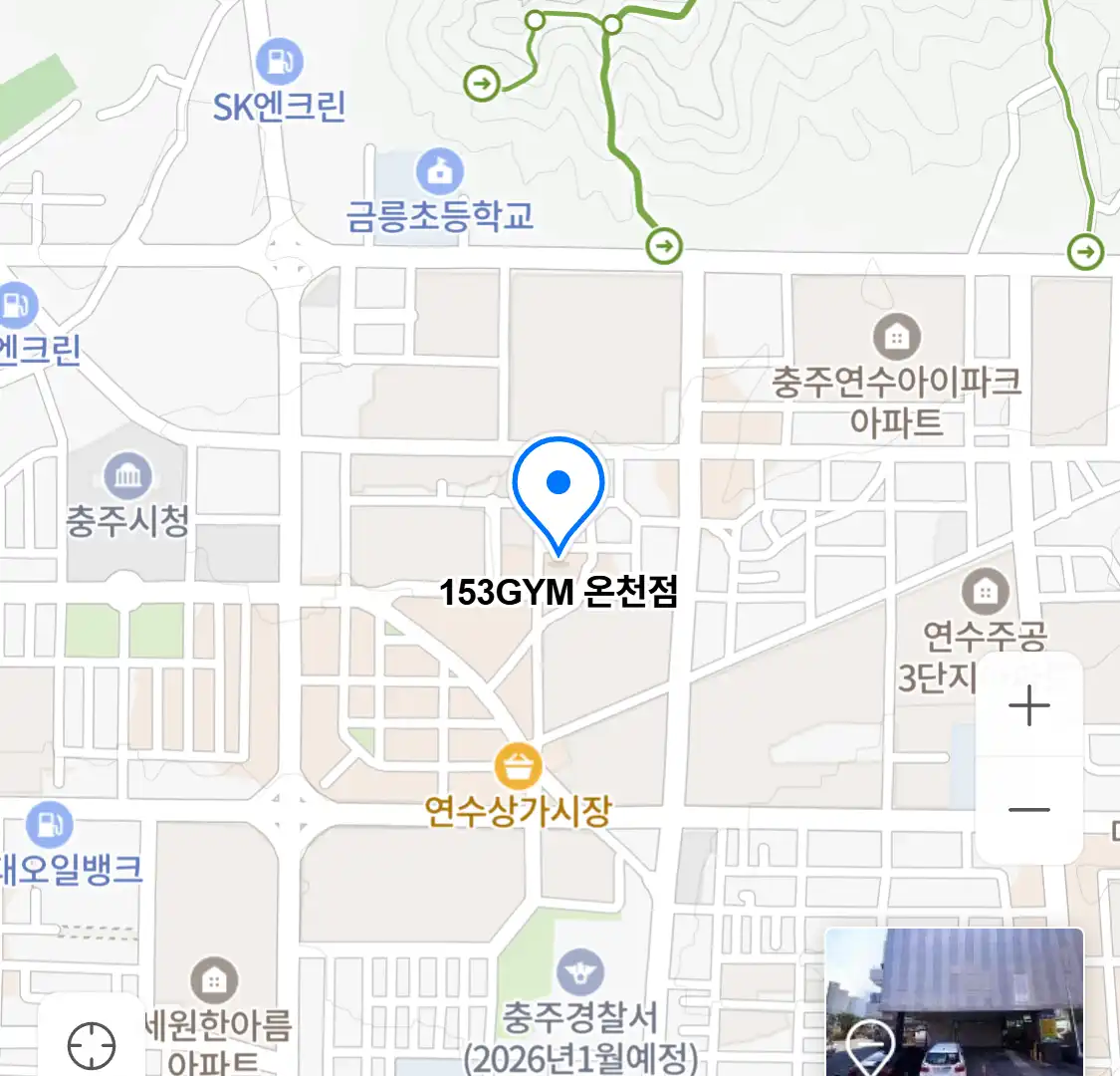 153GYM 온천점 위치