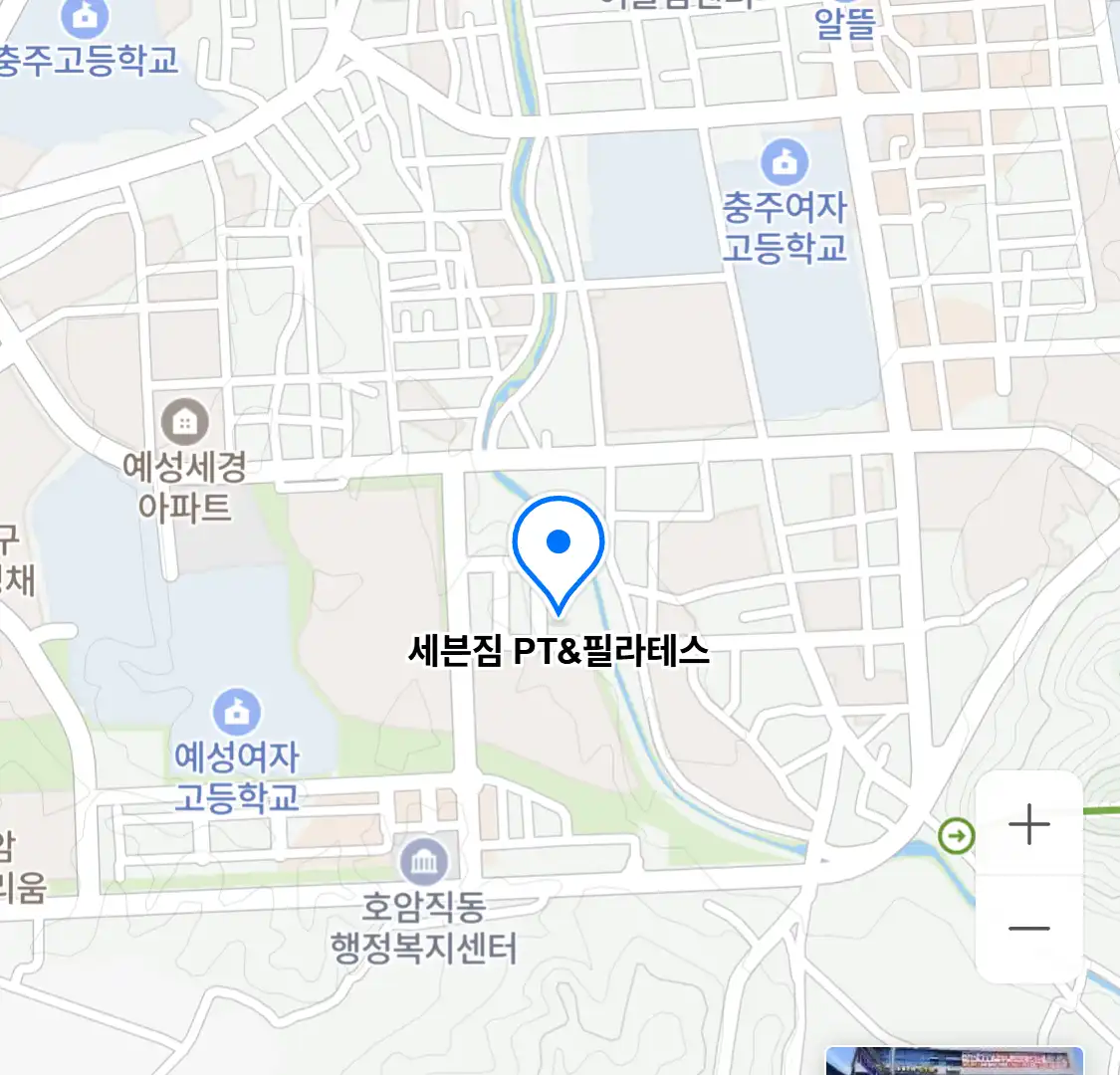 세븐짐 PT&필라테스 위치